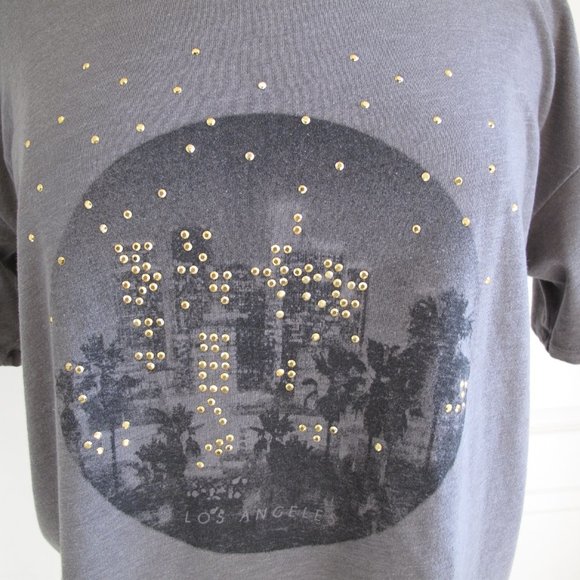 HOLLISTER Grey Los Angeles City Light Tshirt - Picture 7 of 11